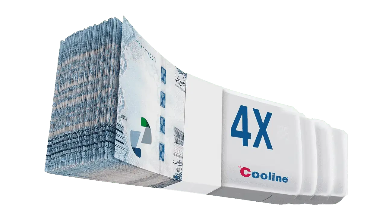 4 Cooline - Split AC   -21100 BTU - Cold