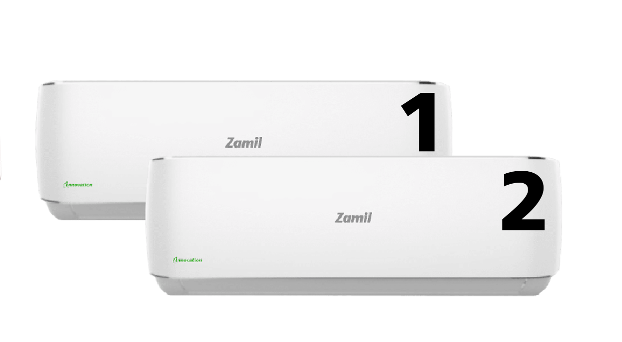 Zamil Innovation - 2 Split AC   - 22000 BTU - Cold/Hot