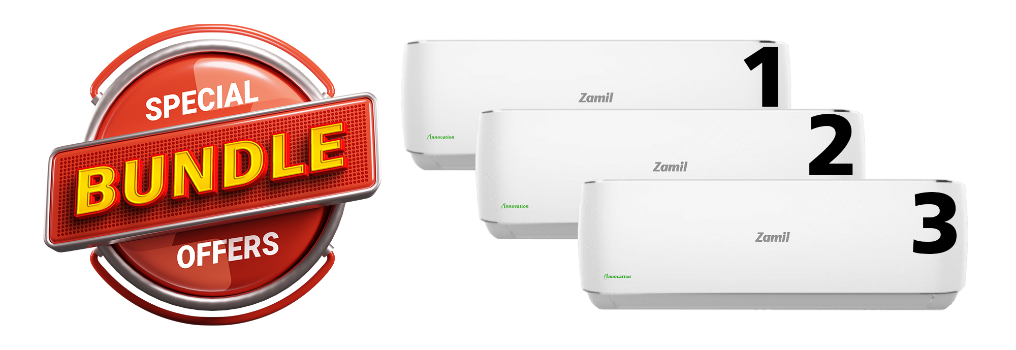 Zamil Split Inverter ACs for Cooling and Heating Zamil AC